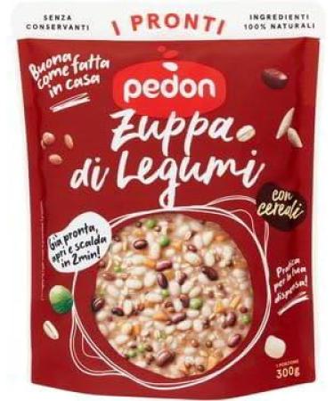  Italian Gourmet E.R. Pedon I Pronti Pack of 6 Legume Soups 300g + Gourmet Italian Pelati 400g - Buy Online on GoSupps.com