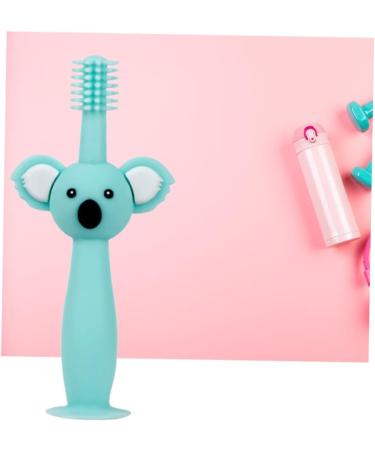 Alasum Baby Training Brush | Toddler Toothbrush with Silicone Teether & Soft Bristles Perfect for Early Dental Care - Buy Online on GoSupps.com