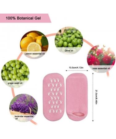 Cozlly Gel Socks - Moisturizing Foot Care for Women & Men | Overnight Foot Spa & Mask Socks | 2 Pairs - Buy Online on GoSupps.com