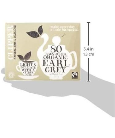 Clipper Organic Earl Grey Bags (80Bags) Fairtrade Gluten Free Organic Vegan - Buy Online on GoSupps.com