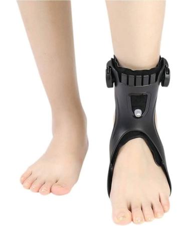 Adjustable Black Ankle Brace for Foot Drop | Plantar Fasciitis & Achilles Tendonitis Recovery | X-Large Left - Buy Online on GoSupps.com