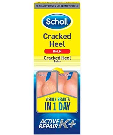 Scholl Cracked Heel Repair Cream Active Repair K+ 60ml - Visible Results in 3 Days - Buy Online on GoSupps.com