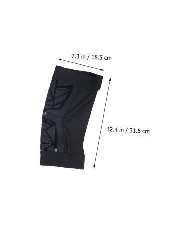 Buy Cycling Leg Sleeves & Running Knee Brace for Men - Comfortable Breathable Support in XL Black - Buy Online on GoSupps.com