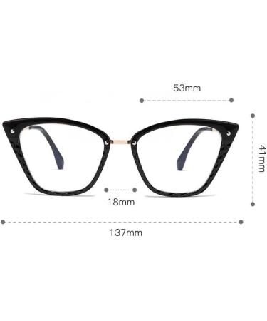 Shop HD Cat-Eye Anti Blue Light Reading Glasses for Women - +200 Transparency Anti-Glare Flat Light Mirror | International Shipping Available - Buy Online on GoSupps.com