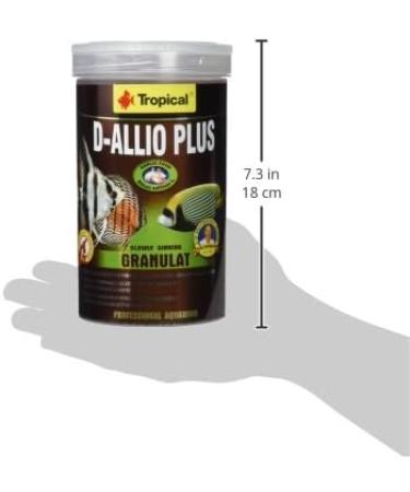 D-ALLIO Plus GRANULATE 1000ml / 600g - Multi-ingredient flake food for fish with garlic - Buy Online on GoSupps.com