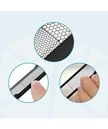 Miwiam Nail Files Set | 2 Zones (Coarse & Fine) | Rust-Free Residue-Free | Smooth Nail Surfaces | Durable Black & Lilac Design | International Shipping Available - Buy Online on GoSupps.com