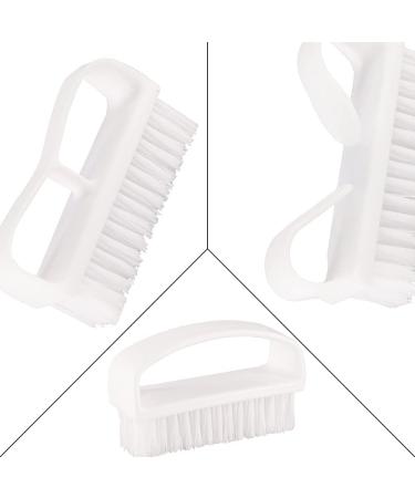 Nail Brush Fingernail Cleaning Brush Plastic Handle & Soft Bristle Scrubbing Dust Removal Nail Brushes Nail Cleaner Nail Manicure Dust Brush Ideal for Hand Toes Nail Home Garden Salon (Pack of 3) - Buy Online on GoSupps.com