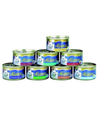 Pack of 24 Miamor Fine Fillets Light Tuna & Calamari 100g