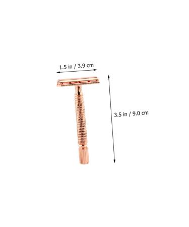 FRCOLOR Prickly Heat 4 Pcs Zinc Alloy Portable Men's Shaver - Old Razor Face Grooming Solution - Buy Online on GoSupps.com