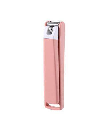 SVAASA Nail Clippers Nail Clippers with StorageBox Fingernail Toenail Trimmer Manicure Cutter Cuticle Scissors Accessories Pedicure Tool Professional (Color : Pink)