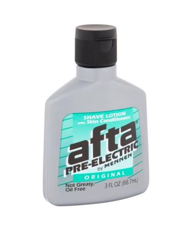 Special Pack of 5 - Mennen AFTA Pre-Electric Shave Lotion Original Scent 3 oz Bottles - Buy Online on GoSupps.com