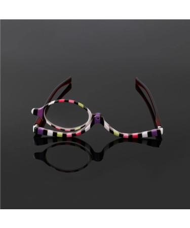 BOKIOESDE Magnifying Glasses Makeup Tool Cosmetic Lens Multipurpose Practical Auxiliary Women Supplies Single Line Space Saving 4.0 +4.0 - Buy Online on GoSupps.com