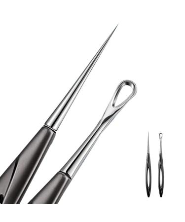 2 Pack Pimple Popper Tool Blackhead and Blemish Remover Extraction Tools for Estheticians Professional Pore Extractor Tools for Nose & Face