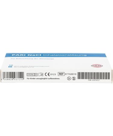 Buy PARI NaCl Inhalation Solution Ampoules 10X5 ml Fast International Shipping | Best Price Online - Buy Online on GoSupps.com