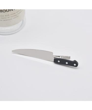 2 Pack Mini Knife Hair Clip - Fashion Punk Hip Hop Acrylic Hair Accessories for Women - Buy Online on GoSupps.com