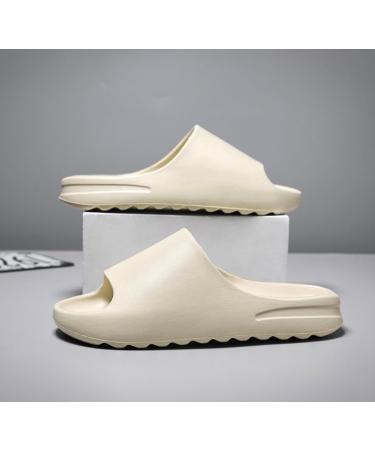 FlyHigh Cloud-Slides Flip-Flops for Men & Women - Super Soft Non-Slip Quick-Drying Beige Slippers (40/41 EU) - International Shipping Available - Buy Online on GoSupps.com