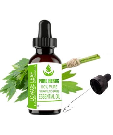 Pure Herbs Lovage Leaf (Levisticium Officinalis) Essential Oils (100ml)