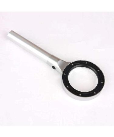 Magnifying Glass Illuminated Magnifying Glass with 8 LED Lamps 5X Optics HD Lens Magnifier - Buy Online on GoSupps.com