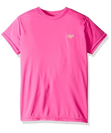 O'Neill Wetsuits Girl's Premium Skins Short Sleeve Sun Shirt 12 Berry