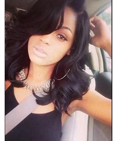 Lady Miranda 16 Loose Wave Lace Part Wig - Black Synthetic Heat Resistant Full Wig for Women - Buy Online on GoSupps.com