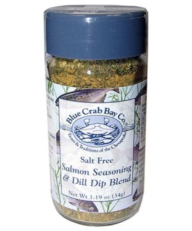 Salmon Seafood Seasoning, Salt Free 1.19 Ounce (Pack of 1)