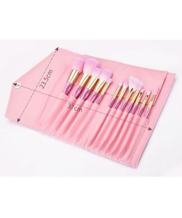 12pc Makeup Brush Set - Complete Powder & Eye Shadow Brushes for Flawless Makeup | Ships Internationally - Buy Online on GoSupps.com