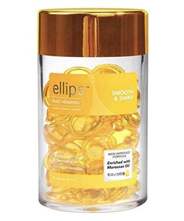 Ellips hair vitamin (smooth and shiny) - 1 jar (50 capsules). Original hair treatment oil from Indonesia