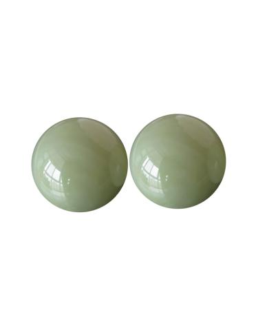 Gatuida 1 piece of foldable oven wind protection massage balls made of jade strengthen false crows of stress balls train massage globe made of stone pirate hat for headband green and white jade hand