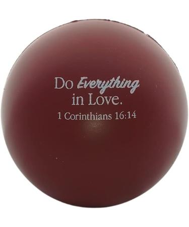 Generic Biblical Motivational Stress Relief Balls for Adults and Kids Inscribed with Orange Blue - Buy Online on GoSupps.com