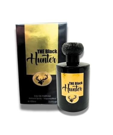 POUR HOMME THE BLACK HUNTER EAU DE PARFUM 3.4 FL. OZ. Woody Aromatic fragrance for Men.