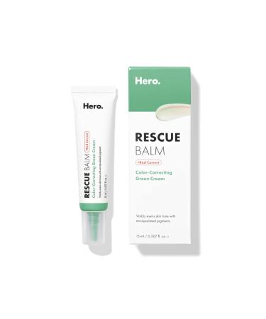 Hero Cosmetics Rescue Balm + Red Correct: Post-Blemish Recovery Cream  Nourishing & Calming  Dermatologist Tested  Vegan (0.50 fl oz)