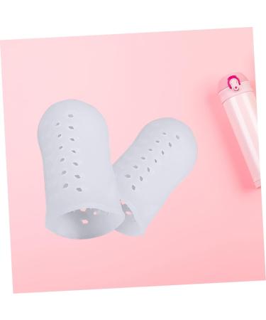INOOMP High Heel Protectors - 6 Pairs/12pcs Big Toe & Heel Protector Caps - Silicone Gel - White - 4.5X2.1 cm - Buy Online on GoSupps.com