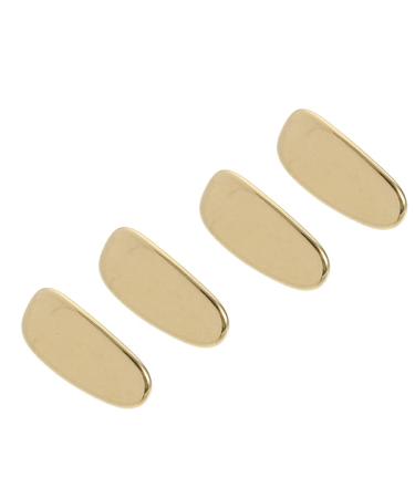 Operitacx 4 pieces of glasses Nasal pads metal stand glasses pads golden frame nose pads for glasses air chamber glasses nose pad glasses peak anti-glass glasses glasses