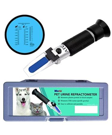 MERIC Pet Urine Refractometer: Accurate Specific Gravity Measurement for Dogs, Cats & More - Compact, Portable & Easy-to-Use - Comfortable Eyepiece & Non-Slip Grip - 1 Pc - Buy Online on GoSupps.com