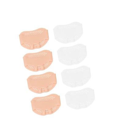 Healvian 4pairs Toe Straightener Protector Woman Toe Straightener Gel Toe Separator Silicone Gel Foot Protectors for Feet Bunion Orthotics Splitter Forefoot Gasket Thong