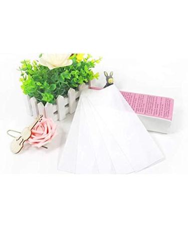 QUUPY 20X7CM 100 Sheet/Pack Disposable Professional Hair Removal Tool Depilatory Paper Nonwoven Epilator Women Wax Strip Paper Shaving Roll Waxing Smooth Legs - Buy Online on GoSupps.com