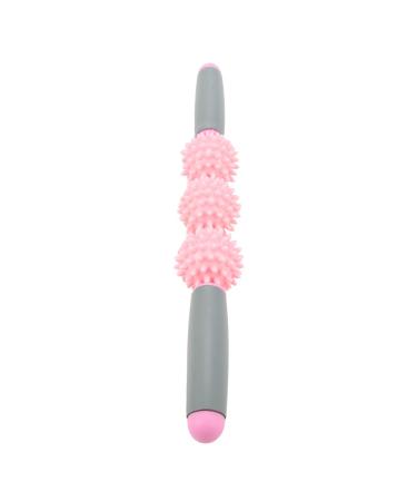 Entatial muscle role bad sleep muscle pain 5 cellulite spiky balls massage tab promotes blood circulation shoulder pain hip and waist for legs poor thighs (pink)
