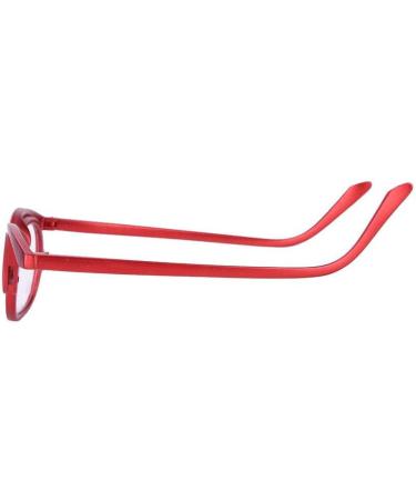 Magnifying Makeup Glasses for Precision Eye Makeup | Single Lens Rotating Tool - Women's Essential (Red 100) - Buy Online on GoSupps.com