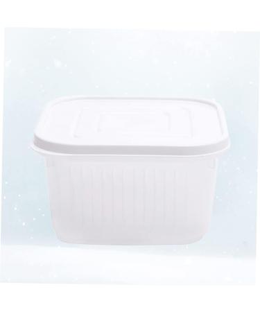 PRETYZOOM Fridge Storage Boxes Kitchen Crisper Home Crisper Fruit Crisper Vegetables Crisper With Cover Ginger 1 - Buy Online on GoSupps.com