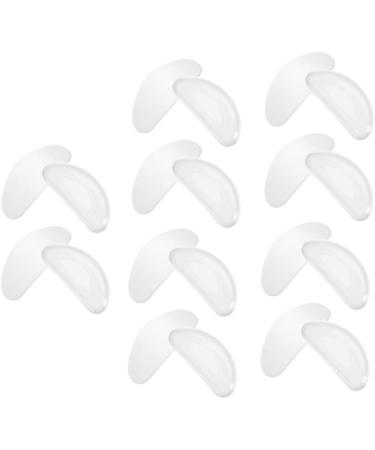 FARUTA 10 Pairs Silicone Eyeglass Nose Pads | Sticky D Shape Adhesive Grips for Spectacles & Sunglasses - Lift & Raiser Pads for Comfort - Buy Online on GoSupps.com