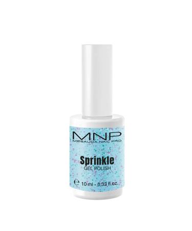 Mesauda MNP Sprinkle Gel Polish 106 Shugah 10ml - semipermanent nail polish with sprinkled effect