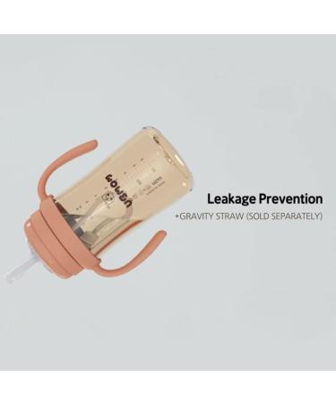 UBMOM No-Spill Backflow Prevention Sippy Cup with Straw - BPA Free 9.47oz (Chocolate) - Buy Online on GoSupps.com