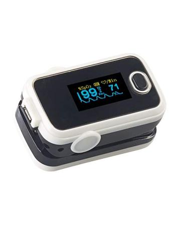 Newgen Medicals Oximeter: Medical finger pulse oximeter with OLED display and USB connection (pulseximeter with recording blood oxygen measuring device blood pressure monitor)