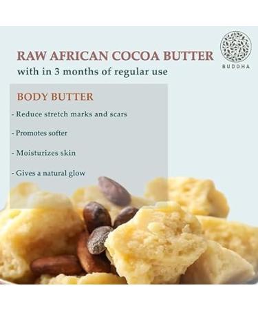 Buy Unrefined African Cocoa Butter 100g | Natural Skin Moisturizer for Healthy Glow - Buy Online on GoSupps.com