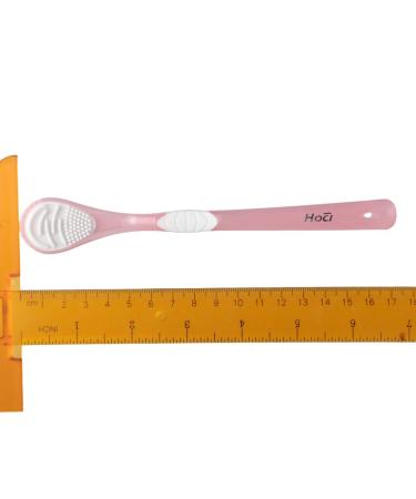 Premium Reusable Tongue Scraper Brush - Washable Tongue Cleaning Tool for Fresh Breath & Oral Hygiene Care - Buy Online on GoSupps.com