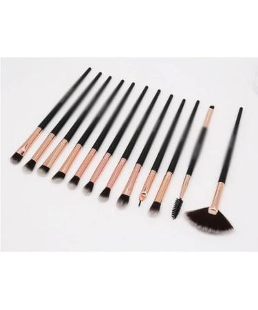 DFHBFG 12-Piece Eye Makeup Brushes Set | Soft Bristles for Perfect Eyeshadow Nose Shadow & Eyeliner - Ideal for Professional & Home Use - Buy Online on GoSupps.com