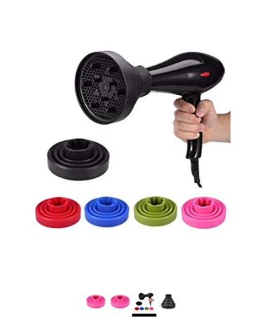 Collapsible Silicone Hair Diffuser Attachment for Portable Travel - Green | SindycurlsMagic - Buy Online on GoSupps.com