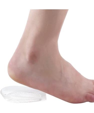 Cups Heel Cushion Pads - TPR Self-Adhesive Shock Absorption Heel Protectors for Women | Comfort & Pain Relief for Heel Spurs (Medium Clear - Buy Online on GoSupps.com
