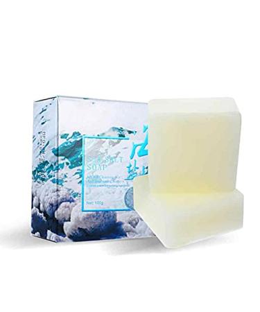 Lavalink sea salt soap cleaner remove pimples pores treatment goat milk moisturizing facial care water base soap savon au