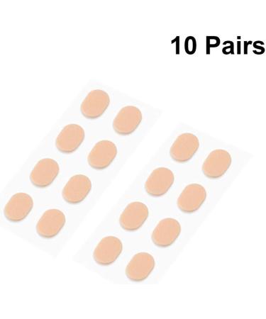 Supvox 10 Pairs Anti-Slip Glasses Nose Pad Sponge - Eyewear Repair Accessories for Comfort & Fit (Skin Color 1.0mm & 1.5mm) - Buy Online on GoSupps.com